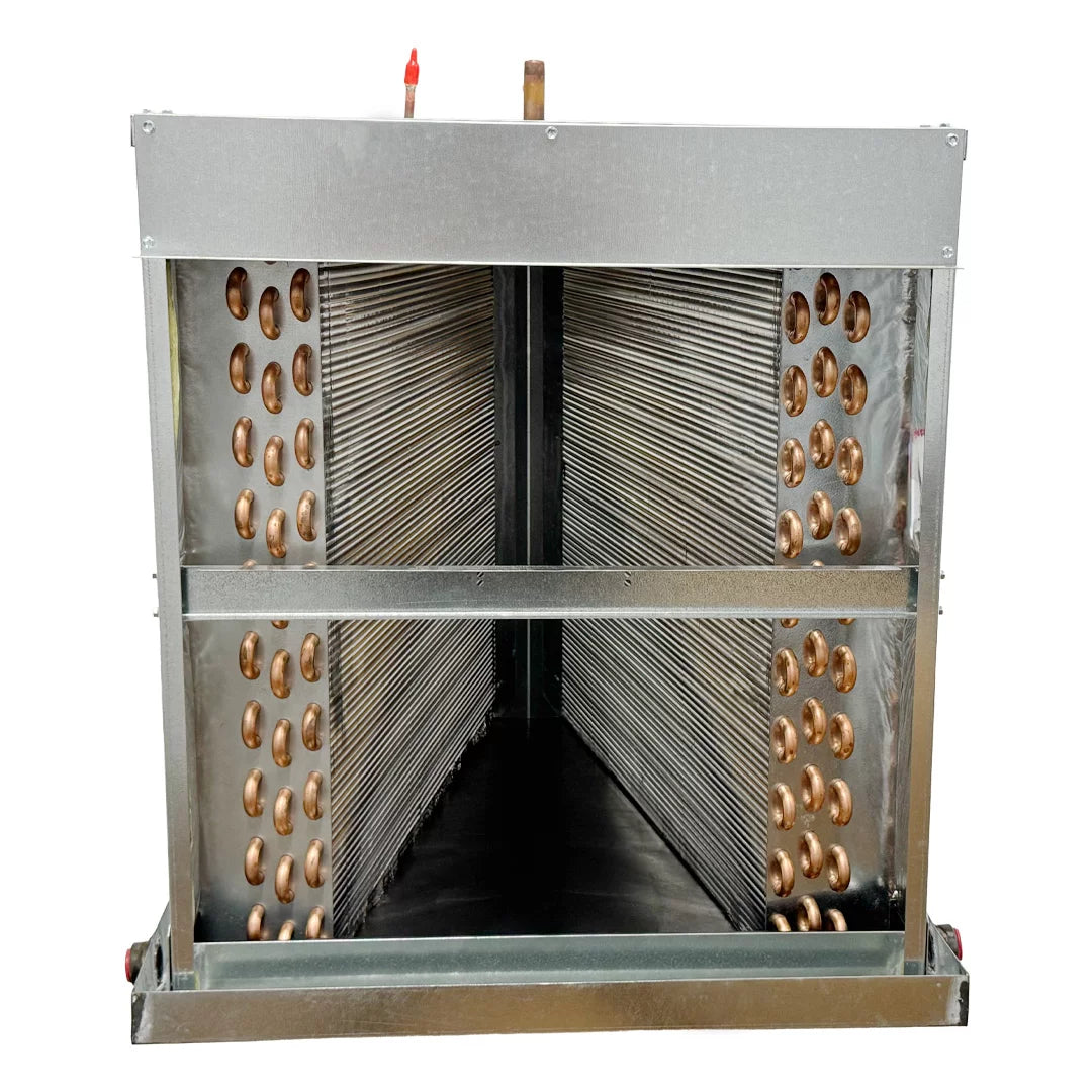 Aspen 3 ton 37,000 BTU 14.5" width D-3 Row Dedicated Horizontal Copper Coil w/ Plenum CP37D3D145T042