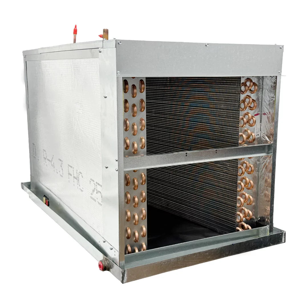 Aspen 5 ton 61,000 BTU 21" width A-3 Row Dedicated Horizontal Copper Coil w/ Plenum CP61A3D210T042