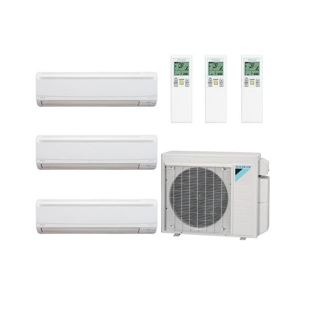 Daikin Mini Split | 4 Zone | 36000 BTU | 4MXL36WVJU9, FTXS12WVJU9+ FTXS15WVJU9 + FTXS15WVJU9