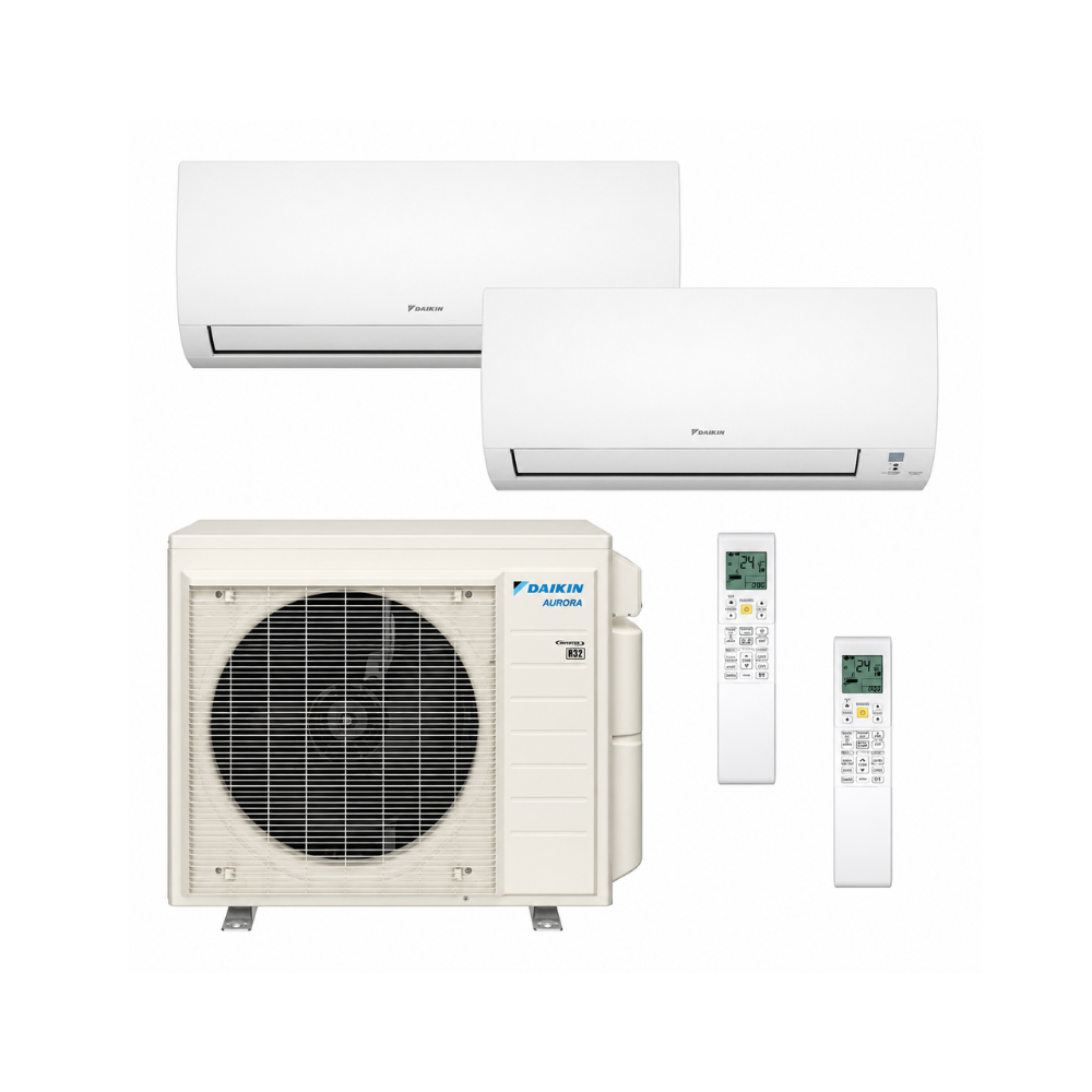 Daikin R32 MXM Series 2-Zone Split Heat Pump 4MXM36AVJU9 + FTXV15AVJU9 x2