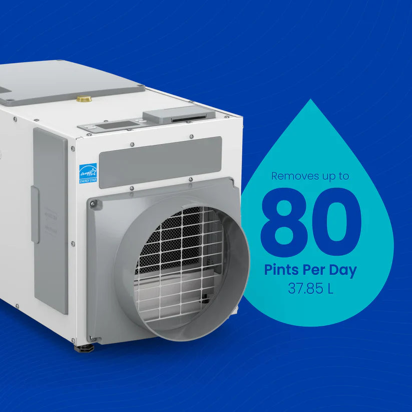 AprilAire Dehumidifier 80 pints per day 4400 Sq. Ft. R-32 E080