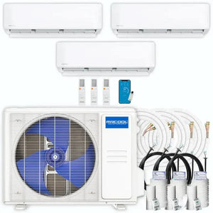 MRCOOL DIY 5th Gen Multi-Zone 3-Zone 18,000 BTU 23.9 SEER2 (6K + 6K + 6K) Ductless Mini-Split Air Conditioner and Heat Pump
