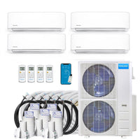 MRCOOL DIY 5th Gen Multi-Zone 4-Zone 48,000 BTU 22 SEER2 (6K + 6K + 18K + 18K) Ductless Mini-Split Air Conditioner and Heat Pump
