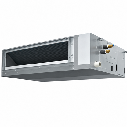 Daikin FDMA12AVJU9 RXP12AVJU9 12,000 BTU 16.00 SEER2 Aurora Low Temperature Horizontal Ducted Single Zone Heat Pump System - R32