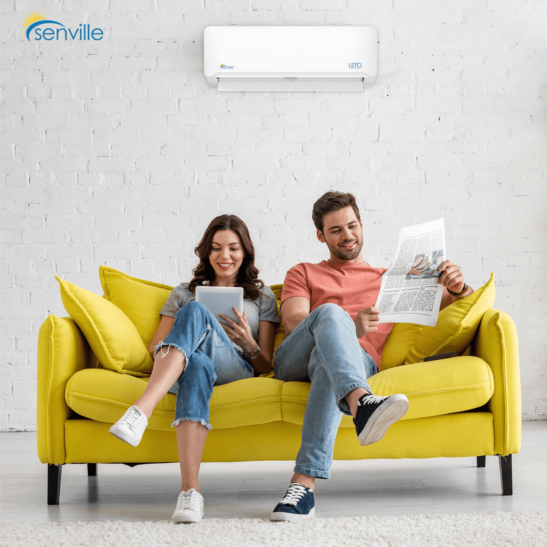 Senville LETO 12000 BTU Mini Split Air Conditioner and Heat Pump - SENL/12CD/220V - ShopHubDepot