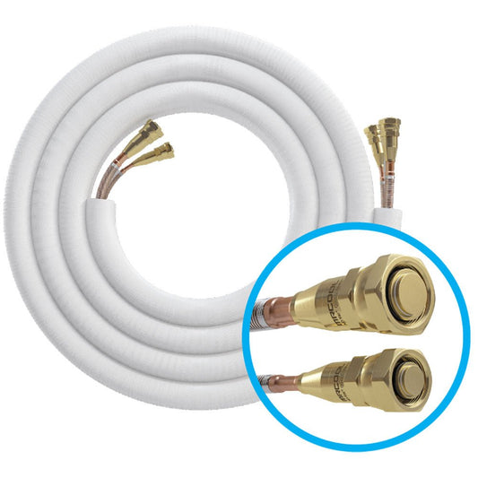 MR COOL DIY25-1412- 25ft 1/4 x 1/2 Lineset for DIY 9K, 12K & 18K Indoor