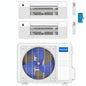 MRCOOL DIY 24000 BTU 2-Zone Ceiling Cassette Mini Split Heat Pump DIY-BC-227HP1212