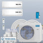MRCOOL DIY Mini Split 42,000 BTU 2 Zone Ductless Air Conditioner and Heat Pump DIY-B-248HP1824