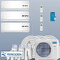 MRCOOL DIY Mini Split 45,000 BTU 3 Zone Ductless Air Conditioner and Heat Pump DIY-B-348HP091818
