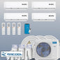 MRCOOL DIY Mini Split 45,000 BTU 4 Zone Ductless Air Conditioner and Heat Pump DIY-B-448HP09090918
