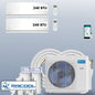 MRCOOL DIY Mini Split 48,000 BTU 2 Zone Ductless Air Conditioner and Heat Pump DIY-B-248HP2424