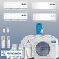 MRCOOL DIY Mini Split 48,000 BTU 4 Zone Ductless Air Conditioner and Heat Pump DIY-B-448HP09091218