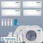 MRCOOL DIY Mini Split 51,000 BTU 4 Zone Ductless Air Conditioner and Heat Pump DIY-B-448HP09121218