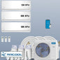 MRCOOL DIY Mini Split 54,000 BTU 3 Zone Ductless Air Conditioner and Heat Pump DIY-B-348HP121818