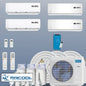 MRCOOL DIY Mini Split 54,000 BTU 4 Zone Ductless Air Conditioner and Heat Pump DIY-B-448HP09091818