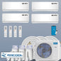 MRCOOL DIY Mini Split 54,000 BTU 4 Zone Ductless Air Conditioner and Heat Pump DIY-B-448HP12121218