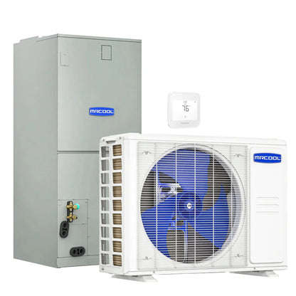 MRCOOL Hyper Heat 2nd Gen 30,000 BTU, 2.5 Ton, 16.8 SEER2 Heat Pump Condenser and Ducted Air Handler (CENTRAL-30-HP-230B00-O)