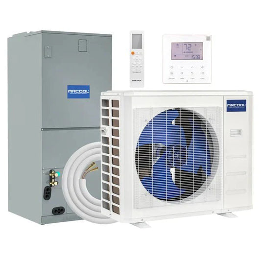 MRCOOL VersaPro Split System with 18K BTU, 16.6 SEER2 with 25 ft. Line Set, MVP-18-HP-230-25
